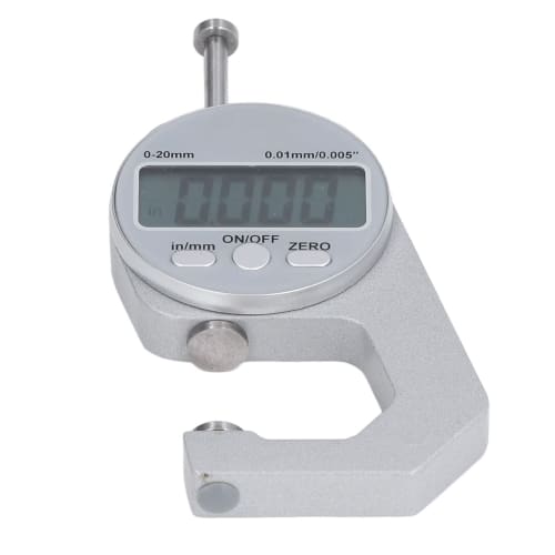 Electronic Microgauge, Micrometer, 0-20mm, Digital Thickness Gauge, Aluminum Thickness Meter, LCD Display