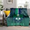 AS Saint-étienne Portable Blanket/Soft Blanket Bedding Blanket Suitable for Travel Camping Living Rooms Offices Sofas Fan Gifts