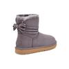 UGG Короткие зимние сапоги Bailey Bling Bow женские фиолетово-серые 1120864-SHA
