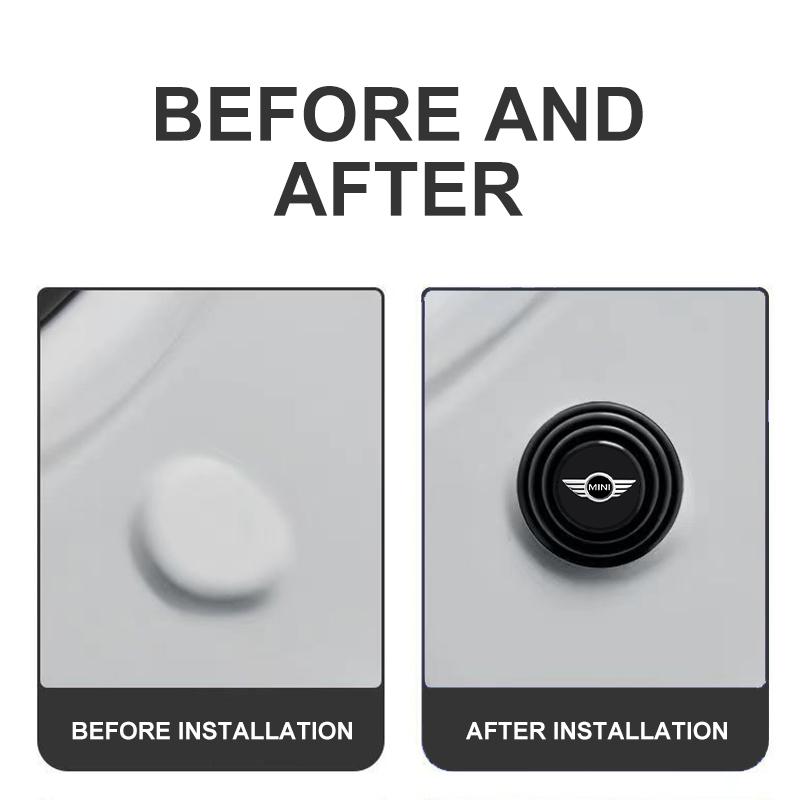 Car Door Shock Absorber Buffer Protective Stickers Soundproof Rubber Pads For MINI Cooper F54 F55 F56 R56 R60 Roadster Clubman Coupe