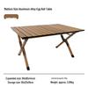 Portable Aluminum Roll-Up Camping Table