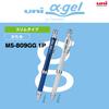 Mitsubishi Pencil Uni Alpha Gel Slim Mechanical Hard Pencil, Lead, 0.5mm, Navy, M5809GG1P.9