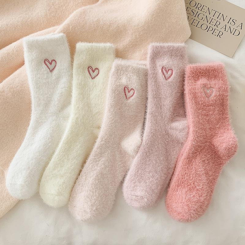 Fuzzy Socks for Women Fluffy Warm Slipper Winter Cozy Socks for Home Sleeping