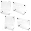 Acrylic Display Stands for Trading Cards, Easy To Assemble, Easy To Display, Easy To Use, Clear (Set of 4)