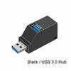 Адаптер-концентратор USB 3.0 Расширитель Мини-разветвитель 3 порта для ПК Ноутбука Macbook Мобильного телефона Высокоскоростной Считыватель U-дисков AVE