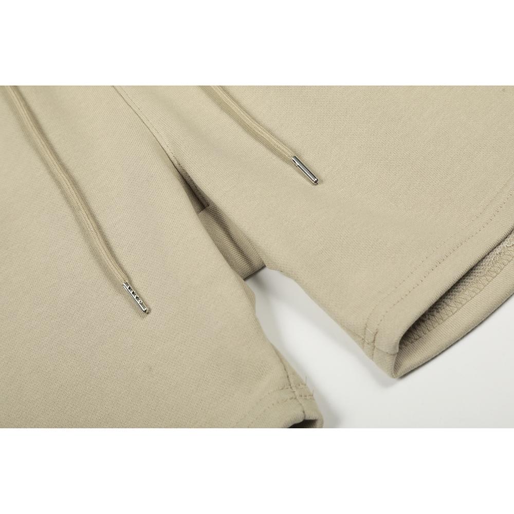 Fear Of God Essentials Специальные Шорты с Принтом Букв Унисекс Большемерные Хлопковые На Шнурке Эластичный Пояс Уличная Одежда Повседневные Спортивные Шорты До Колена