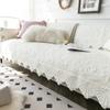 Universal Cotton Fabric Non-slip Cotton Cushion Sofa Cover Cover Retro American-style Solid Color Sofa Cushion All Seasons
