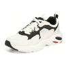 Skechers D'LITES 4.0 Мужские Сетчатые Низкие Папины Кроссовки Бело-Черные 894073-WBK