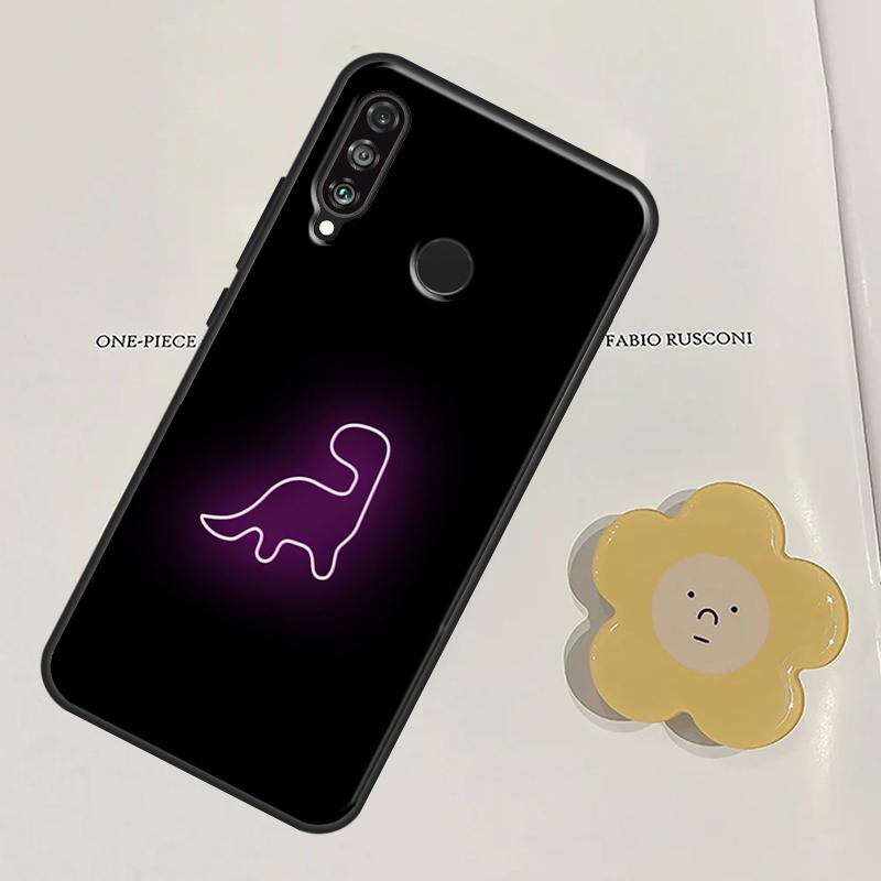 Cartoon Dinosaur For Huawei Nova Y60 Y70 Y90 Y61 Y91 3i 7i 8i 11i Nova 11 9 10 SE P20 P40 Lite P30 Pro Case