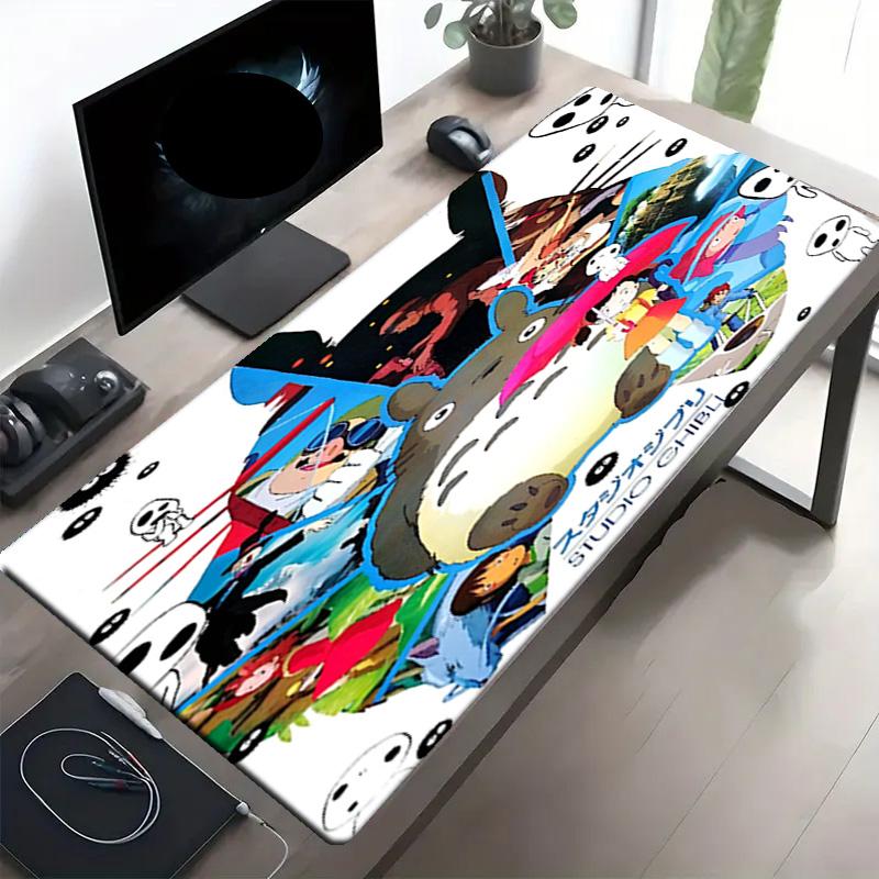 Mein Nachbar Totoro Druck Mauspads, Anti-Rutsch Schreibtisch Tastaturmatte, für PC Laptop Gaming Arbeiten Tägliche Nutzung, Coole Festival Überraschungsgeschenk