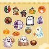 50/100 Halloween Stickers Mobile Ticket Waterproof Decorative Stickers Children's DIY Hand Account Stickers