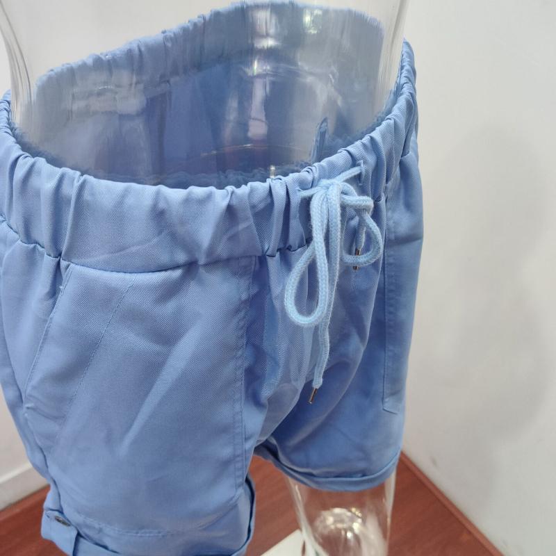 GMXIA Летние однотонные прямые повседневные брюки женские шорты на шнуровке