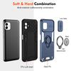 Противоударный чехол для телефона с полной защитой камеры для Samsung A04 A04E для Samsung Galaxy A04E чехол броня с магнитным кольцом-подставкой для автомобиля