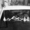 SUV RV Camper Offroad 100cm Tree Mountain Car Decor PET Reflective Forest Car Sticker Decal Mayitr