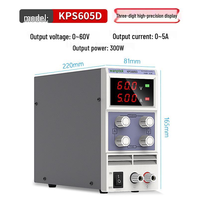 Регулируемый источник питания постоянного тока WANPTEK DPS605U для ремонта ноутбуков и мобильных телефонов