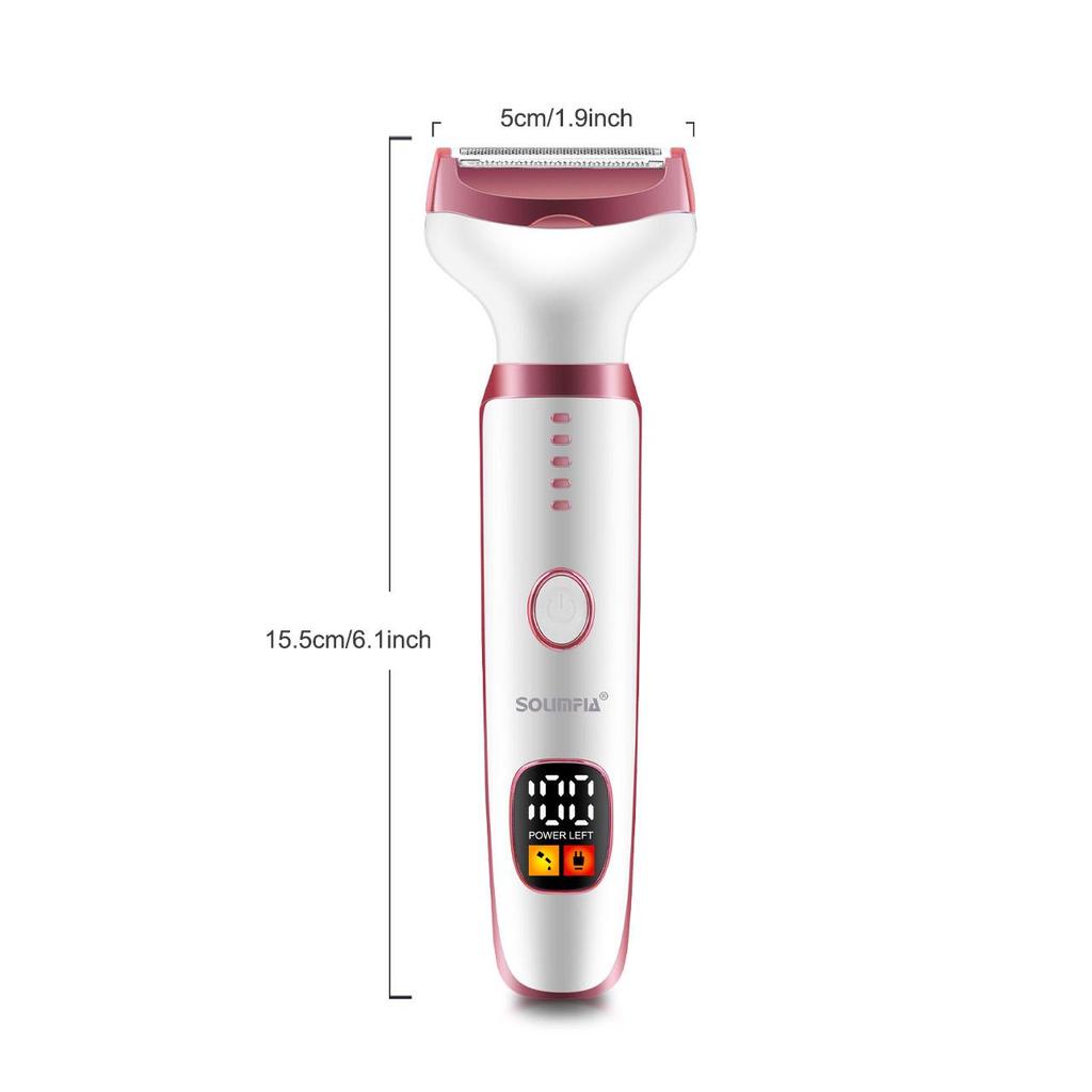 Bikini Trimmer for Women 5 In 1 Electric Razors for Women Rechargeable Pubic Hair Trimmer Womens Electric Shaver for Legs Body Hair
