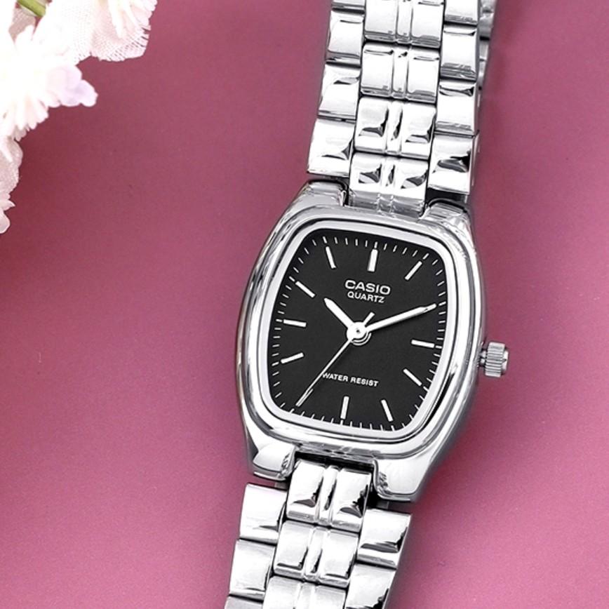 Casio Женские классические официальные часы с квадратным и круглым циферблатом, минеральное стекло, 5 цветов