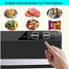 Вакуумный упаковщик для пищевых продуктов, вакуумная машина Food Saver, с 5 пакетами для вакуумной упаковки, режимами сухой и влажной еды, быстрая герметизация, легко чистить