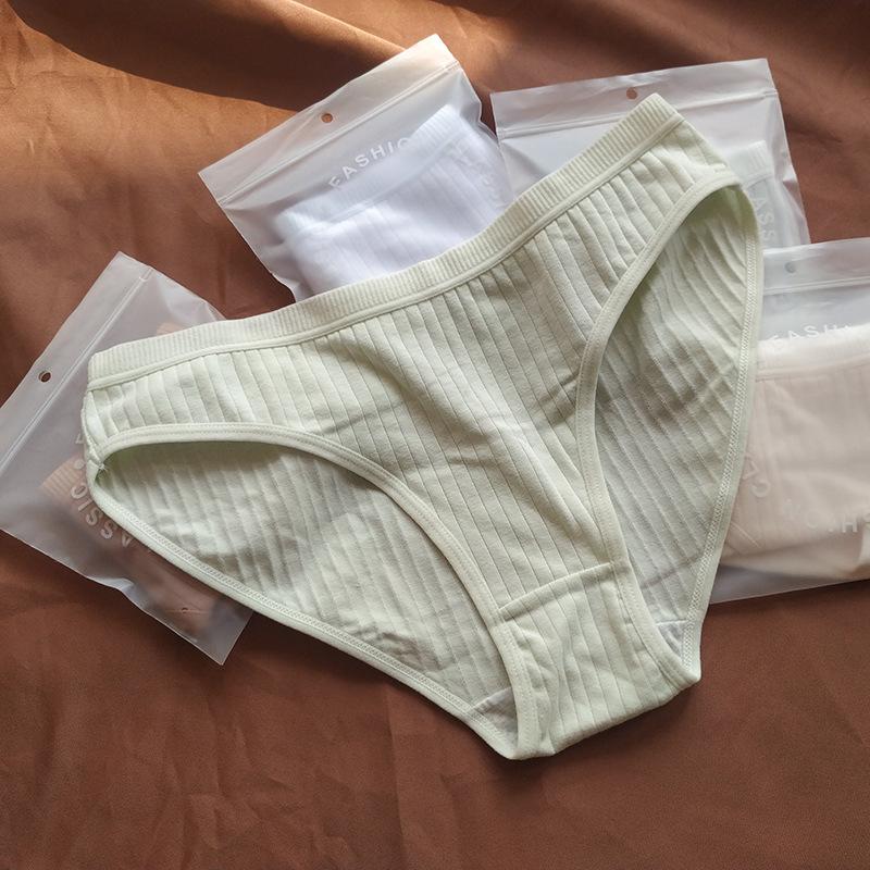 Мягкие и дышащие высококачественные удобные женские трусики-треугольники со средней посадкой из чистого хлопка женские трусики большого размера одинарные трусики сексуальные трусы