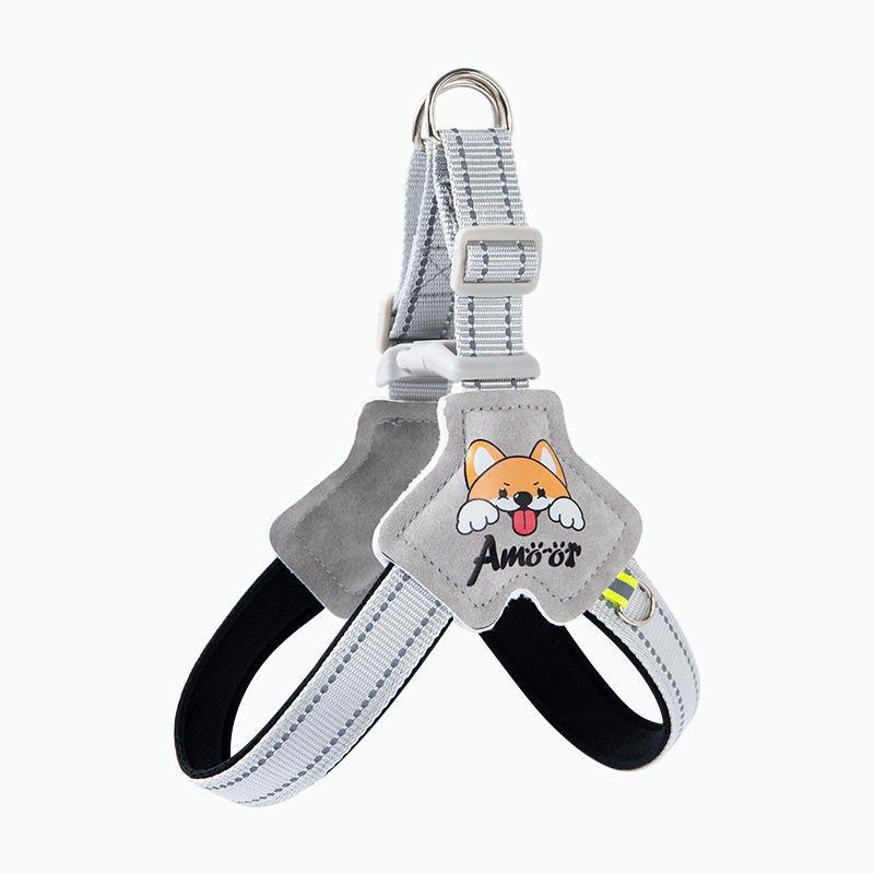 Dog harness leash vest-style harness anti-pull supplies for medium-sized dogs, Corgis, Shiba Inus, small dogs, pets
