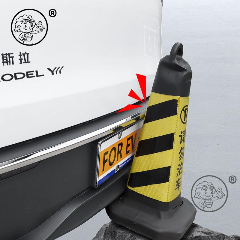 For Tesla Model YL 2026 2027 Car Rear Bumper Stainless Steel Anti-Scratch Strip Rear Anti-Collision Decorative Strip Accessories