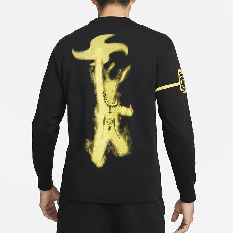 Jordan X Zion X Naruto футболка с длинным рукавом Азиатский размер DO6598-010