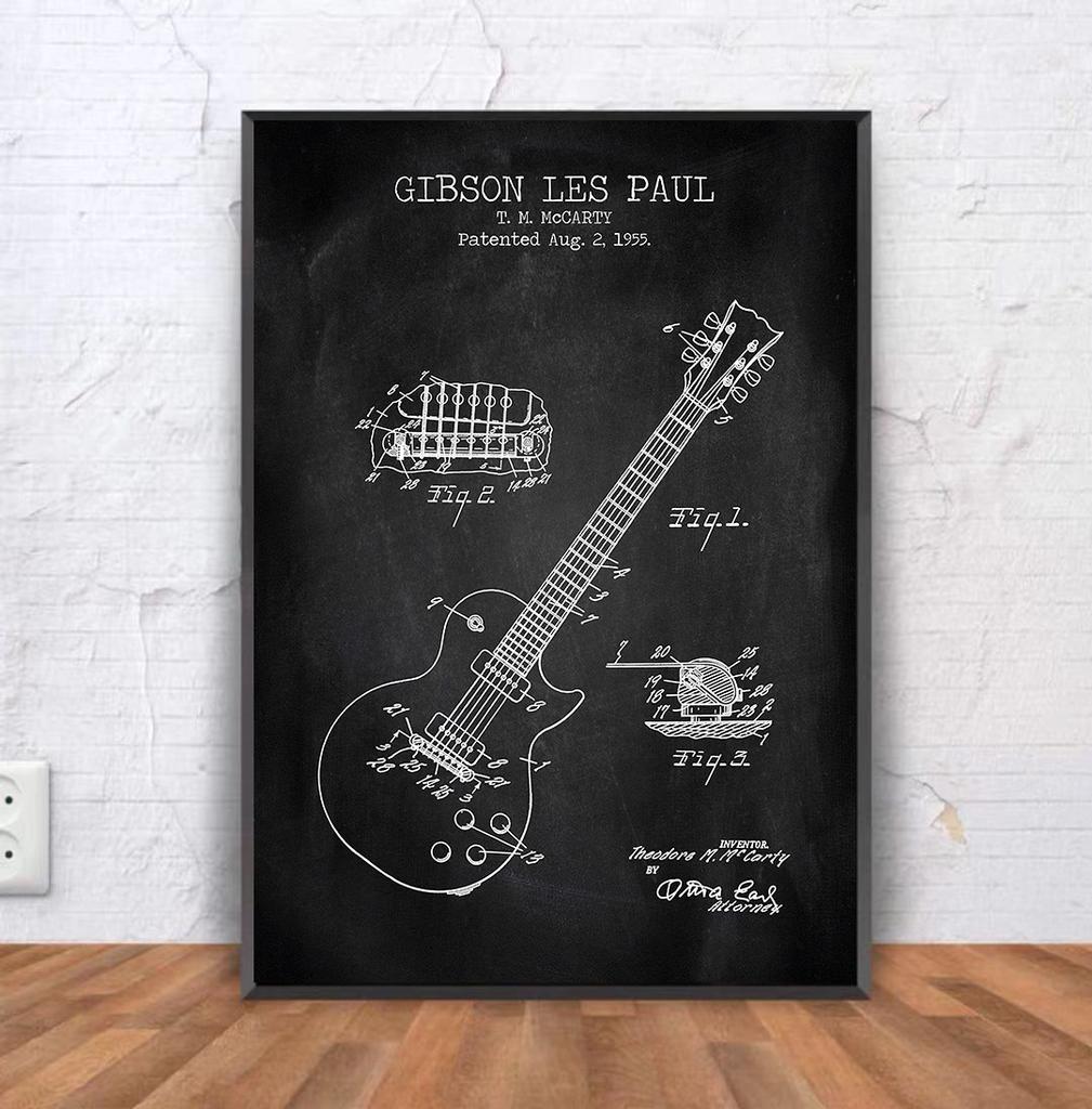 Ретро Простой Пианино Бар Кафе Музыка Фортепиано Линия Рок Доска Искусство Плакат Украшения Картина Core Холст HD Печать Без Рамки