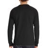 Men's Long-sleeved Shirt Solid Casual Bottom Shirt Slim Fit Round Neck Men's T-shirt