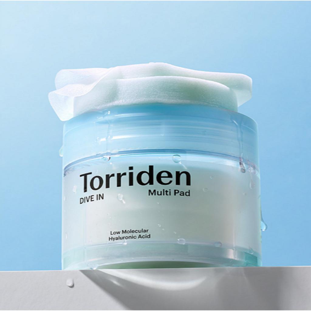 Мультипрокладки Torriden DIVE IN с низкомолекулярной гилуроновой кислотой, 80 листов