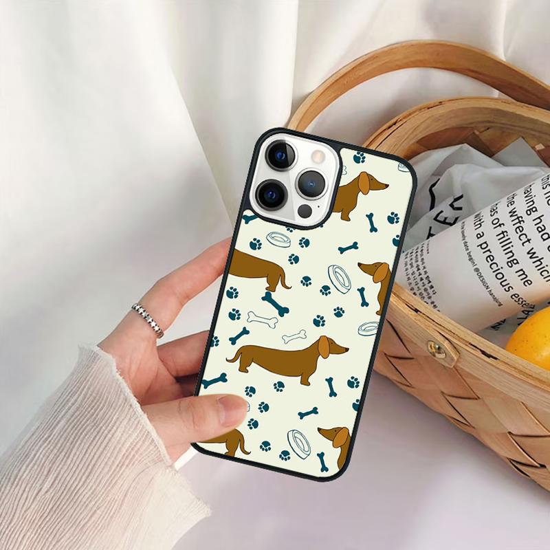 Чехол для телефона с рисунком таксы Дакехунда Для iPhone 17 Air 16 15 14 11 12 13 Pro MAX Plus coque Обложка Корпус