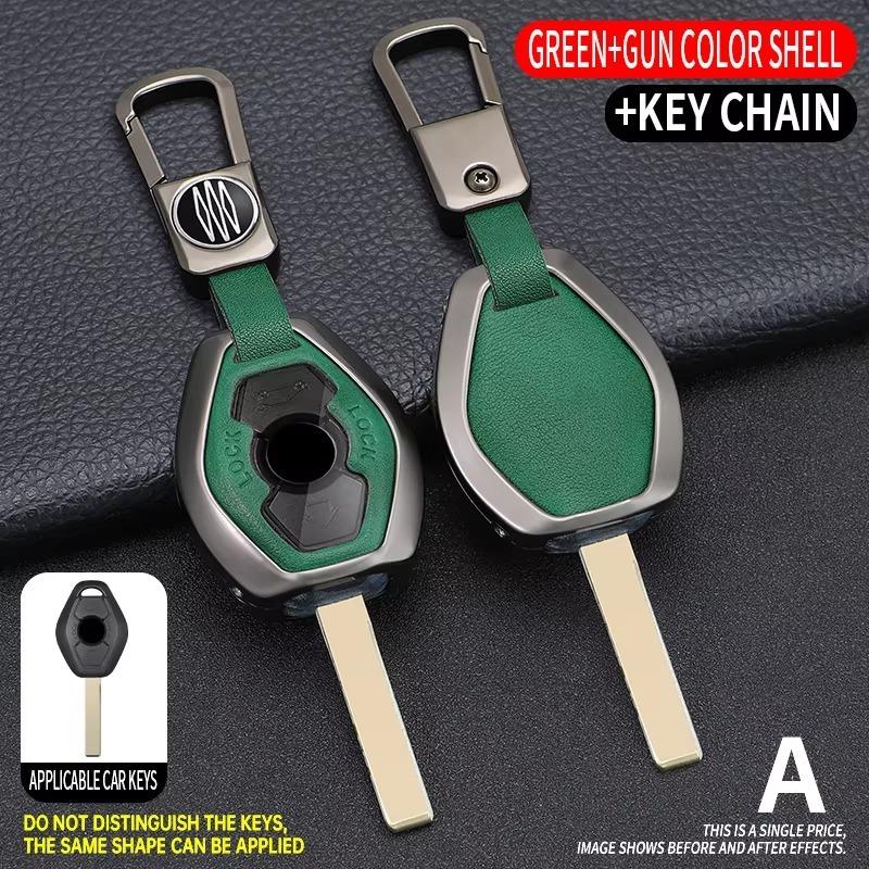 Car Key Bag Keychain Accessories For BMW 3 7 Series X5 E53 X3 F83 E46 E39 E38 E60 E63 E61 E64 330i Z3 Z4 E85 E86 M5 Shell Holder