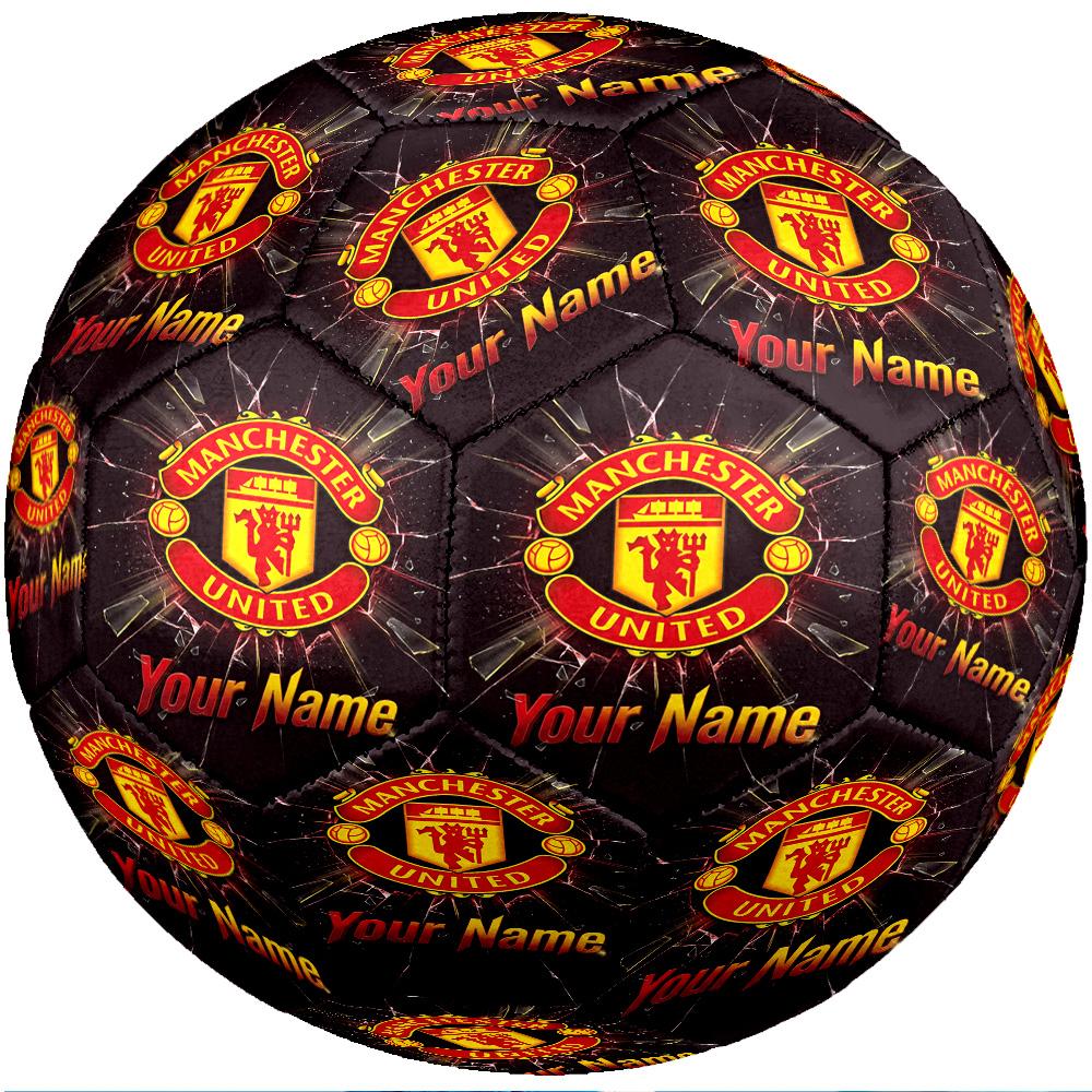 Manchester United Fashion Size 5 Football Wearproof Non‑Slip Soccer Ball For Sports Training Entertainment Use