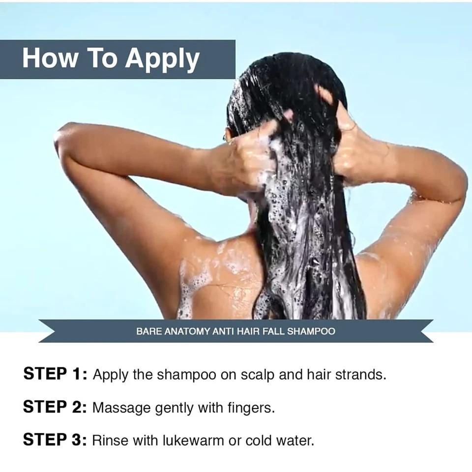 Bare Anatomy Anti-Hair Fall Shampoo For All Hair Types 250ml