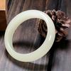 1 Pc Natural Jade Bangle Fashionable Charm Jade Bangle Women's Gift
