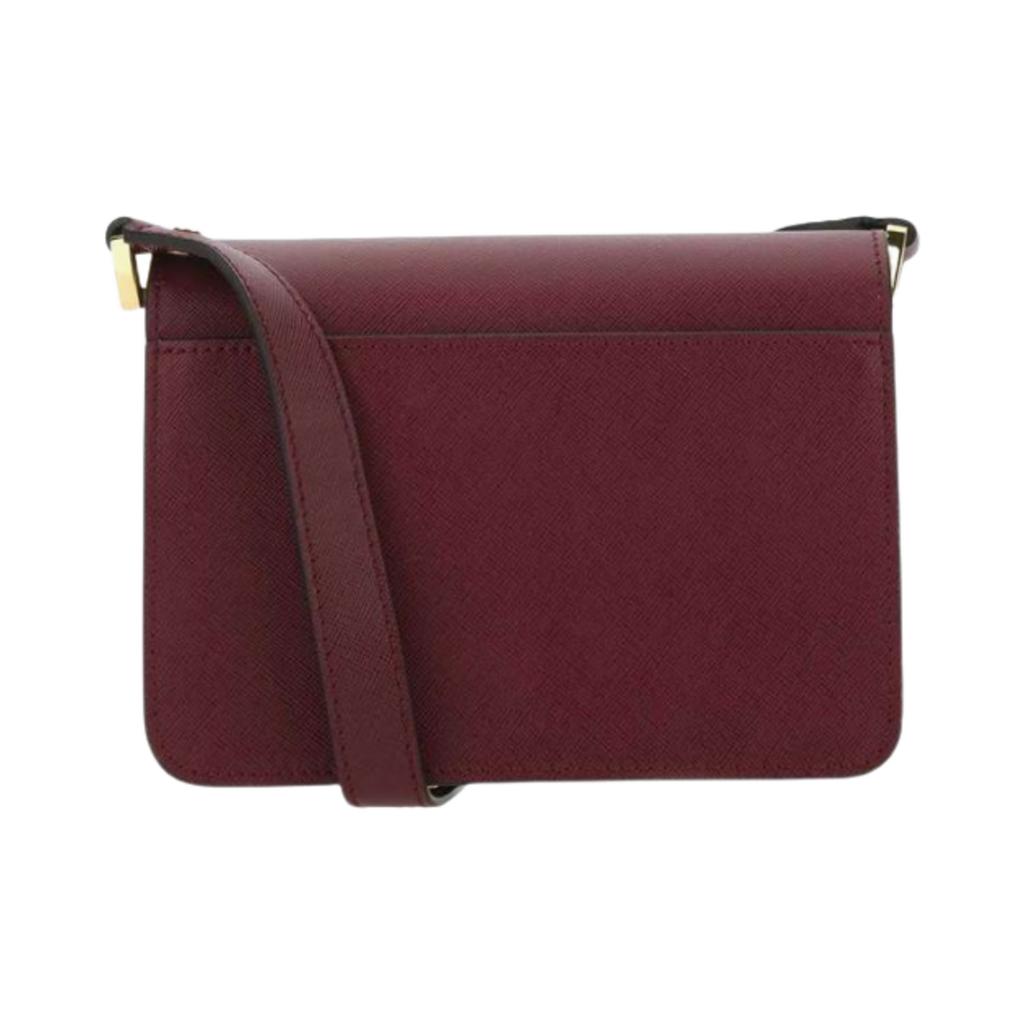 Marni Small Calfskin Crossbody Bag Women bags Burgundy SBMPS01NO1LV520-ZR82N