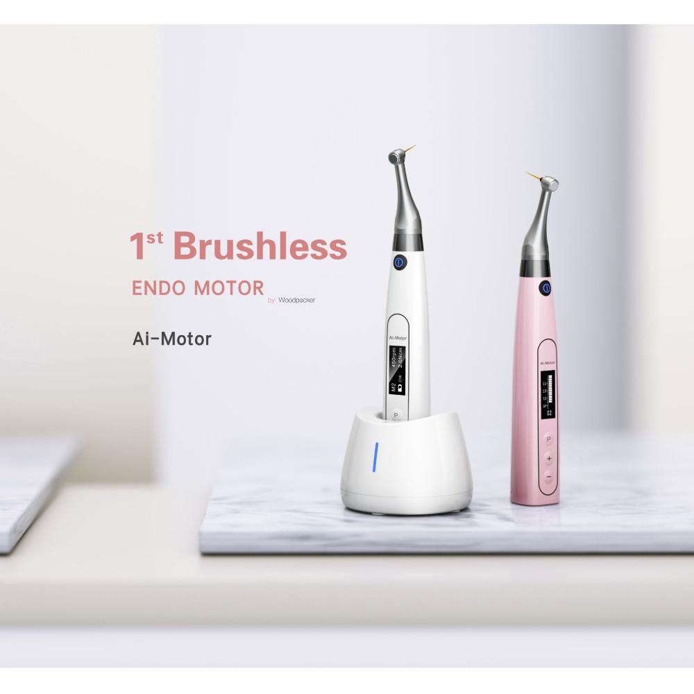 Woodpecker Ai-Motor Беспроводной эндомотор Стоматологический эндодвигатель Генерация бесщеточных беспроводных стоматологических инструментов Стоматологическое оборудование