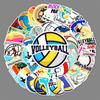 50 Volleyball Graffiti Personalized Sports Creative Goo Card DIY Skateboard Suitcase Sticker Waterproof