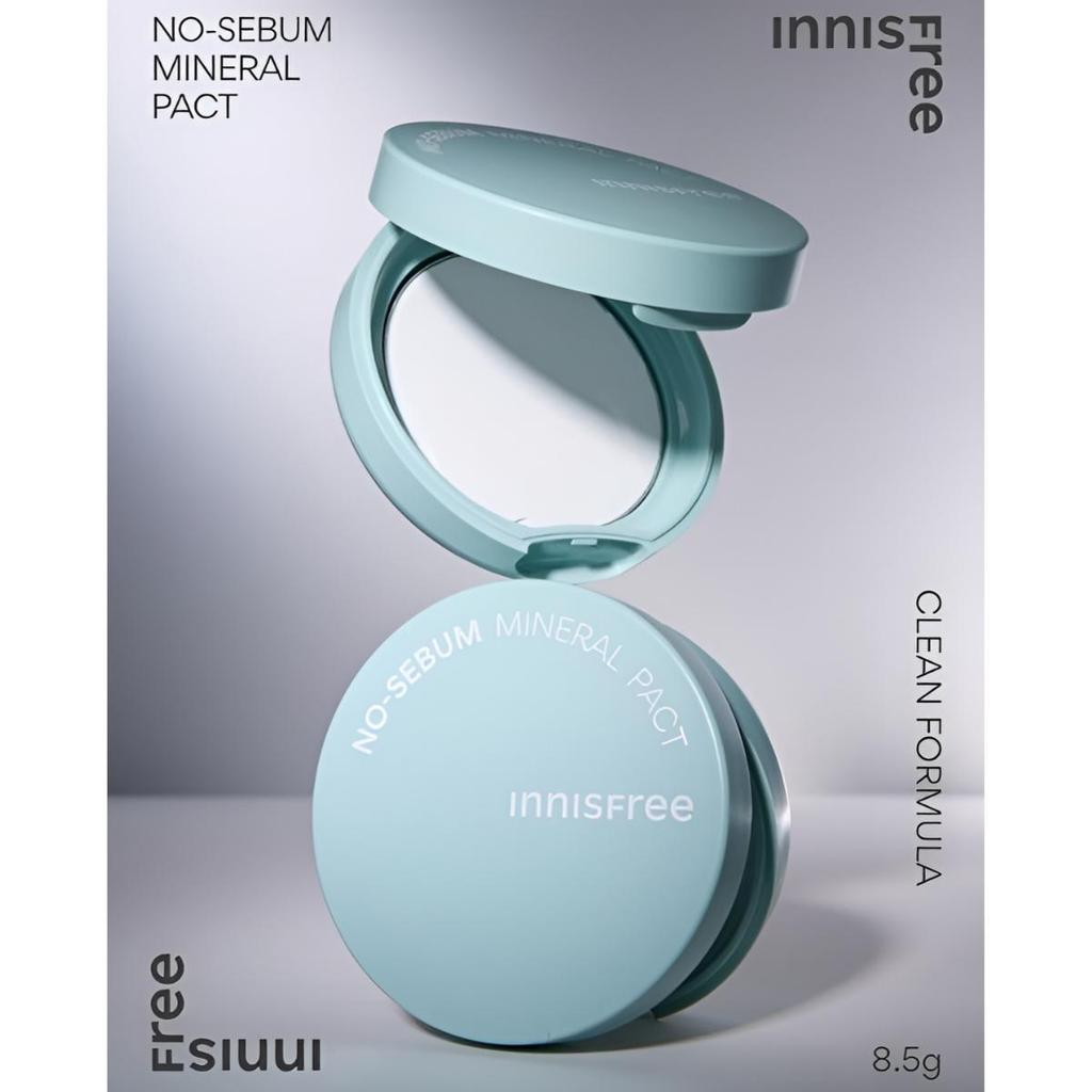 Innisfree Минеральная пудра-прессованная No-Sebum 8.5г - Контроль жирности
