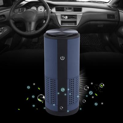 Портативный автомобильный очиститель воздуха с отрицательными ионами, USB-зарядка, освежитель воздуха, темно-синий, удалитель запаха формальдегида для салона автомобиля
