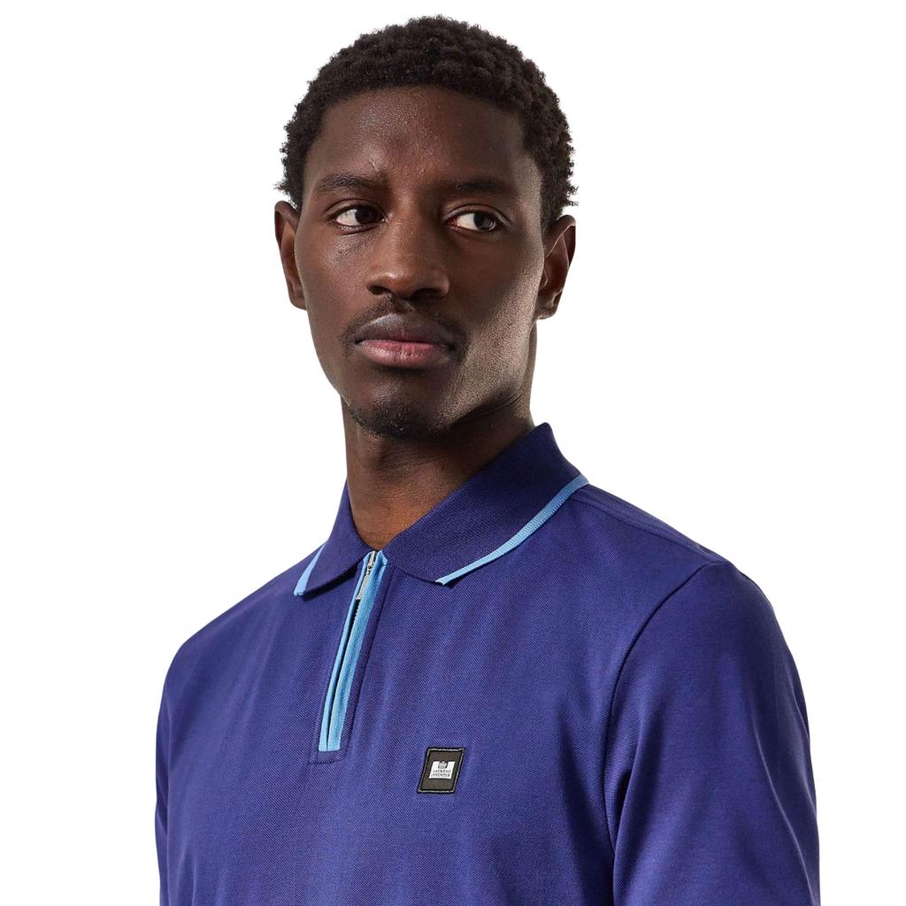 Weekend Offender Mens Shore Zipped Polo Shirt