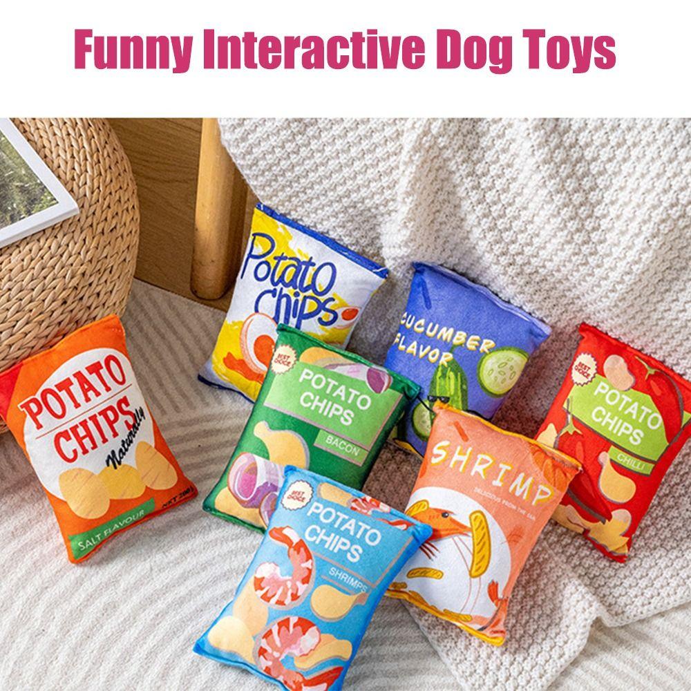 Устойчивая к укусам игрушка для домашних животных, пищащая игрушка для жевания, забавная имитация, плюшевая игрушка, товары для домашних животных для маленьких и средних размеров