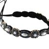 Party Bohemian Hair Accessories Rhinestone Beaded Hairband Korean Style Headband Elastic Hair Band