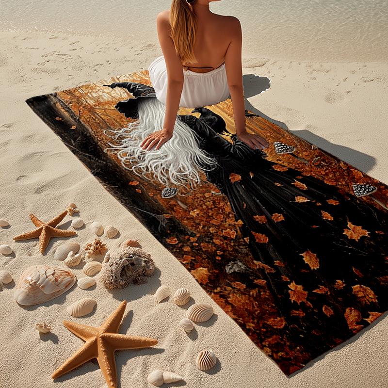 Witchcraft In The Moonlight Beach Towel, Super Soft Microfiber, Gift for Her/Him, Birthday, for Pool, Beach, Travel, Home Decor Fan gifts