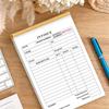 Signature Line Duplicate Invoice Book Tear-Off Commercial Invoice Pad  Business