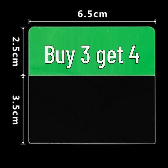 Прозрачный ПВХ рукав для полочных ценников для аптеки и магазина детских товаров