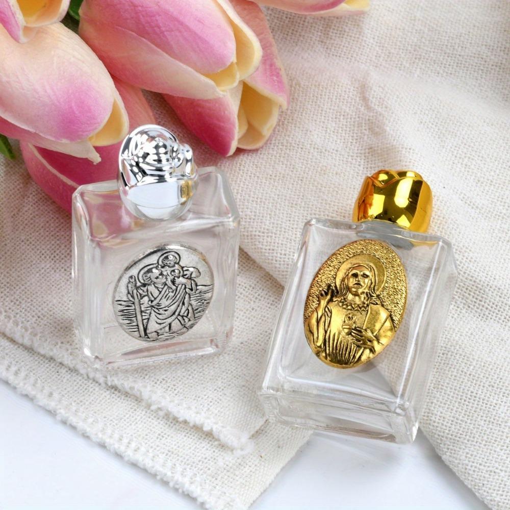 1 шт. Святая вода Священное Сердце Иисус Бутылка Религиозный крест Бутылка христианская скульптура Бутылка Святая вода