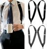 Vintage Suspenders for Men Wedding Party Formal Casual 2.5cm Wide Adjustable Elastic Trouser Braces Strap Belt