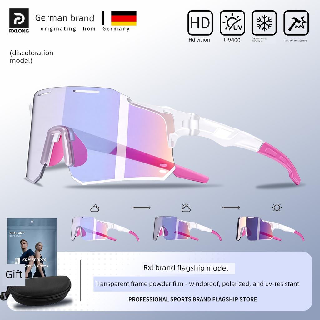 Mountaineering Goggles for Women, Outdoor Anti-Uv Sunglasses, Mountain Climbing and Cycling Windproof Sunglasses, Can Be Worn with Myopia Glasses