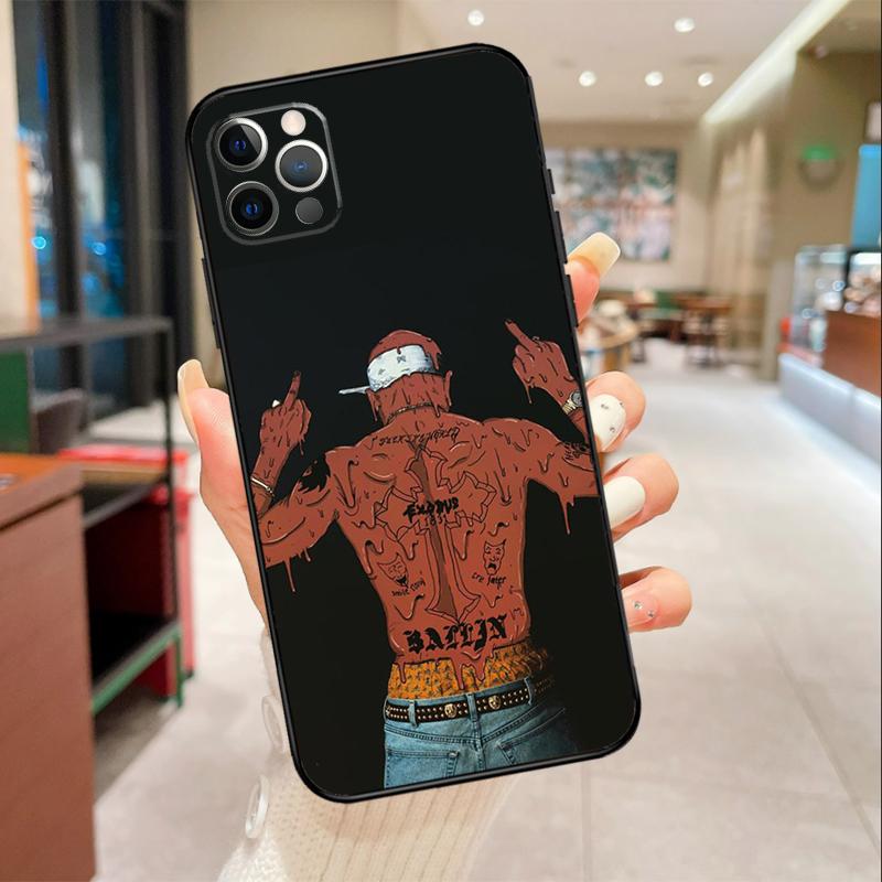 Чехол для телефона рэпера Т-Тупака Шакура для iPhone 17 16 15 14 13 12 11 Pro Max mini 16 Plus 16e 17 Air Защитная крышка