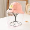 Baby hat spring autumn summer epidemic prevention protective face mask baby boys girls children anti droplet bucket hat tide